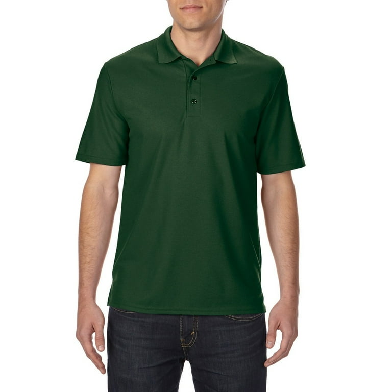 Gildan Mens Performance Sport Double Pique Polo Shirt Walmart