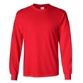 thumbnail image 1 of Gildan Mens Plain Crew Neck Ultra Cotton Long Sleeve T-Shirt, 1 of 5