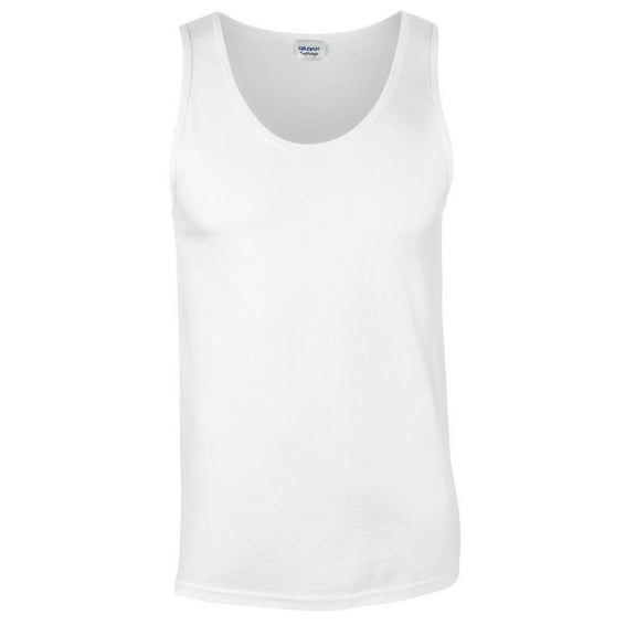 Gildan Mens Plain Soft Tank Top