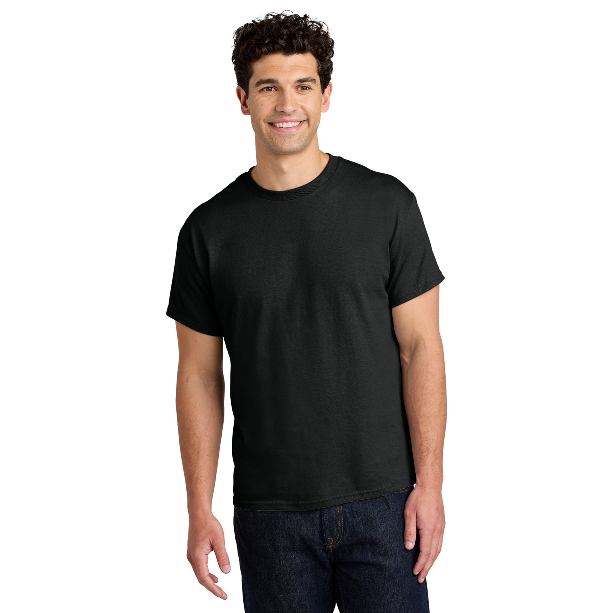 Mens Short Sleeve, Heavy Cotton T-Shirt, 100% Cotton, Crew Neck Tee for Men, Arts And Craft, Black, 3XL