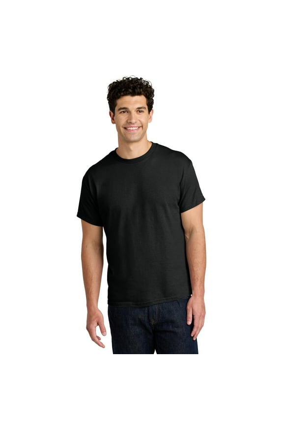 Mens Short Sleeve, Heavy Cotton T-Shirt, 100% Cotton, Crew Neck Tee for Men, Arts And Craft, Black, 3XL