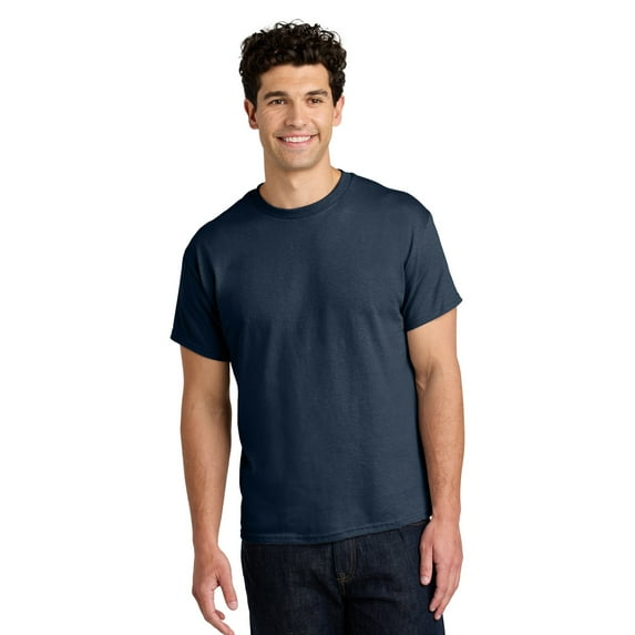 Gildan Mens Short Sleeve, Heavy Cotton T-Shirt, 100% Cotton, Crew Neck Tee for Men, Arts And Craft, Navy, 3XL
