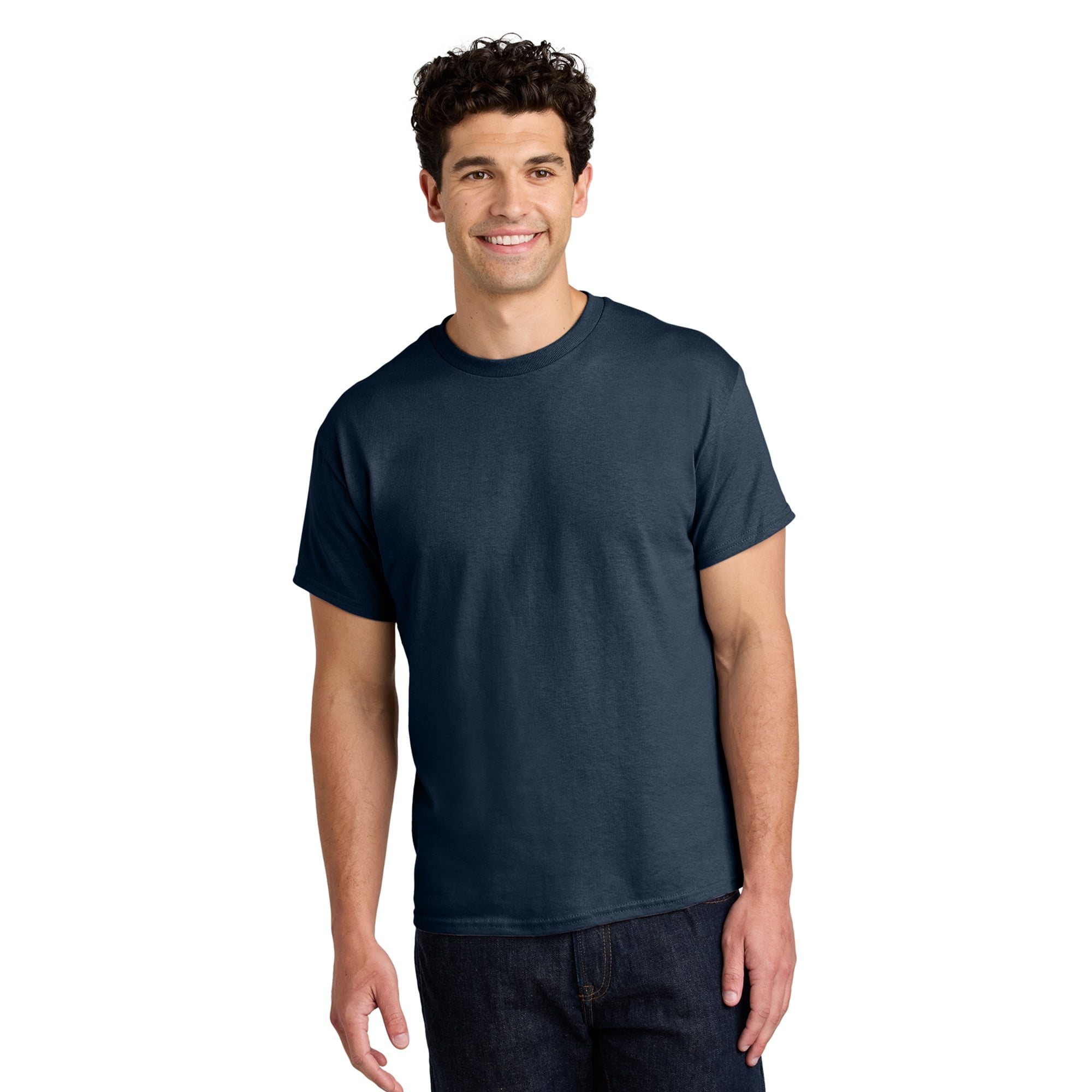 Gildan Mens Short Sleeve, Heavy Cotton T-Shirt, 100% Cotton, Crew Neck ...