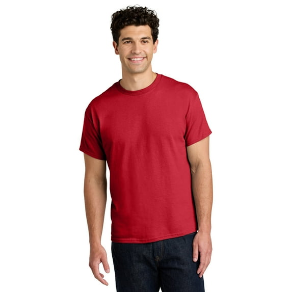 Gildan Mens Short Sleeve, Heavy Cotton T-Shirt, 100% Cotton, Crew Neck Tee for Men, Arts And Craft, Red, 4XL