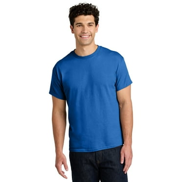 Gildan Mens Short Sleeve, Heavy Cotton T-Shirt, 100% Cotton, Crew Neck Tee for Men, Arts And Craft, Royal, 2XL