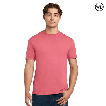 Gildan Mens Short Sleeve, Heavy Cotton T-Shirt, 100% Cotton, Crew Neck Tee for Men, Arts And Craft, Coral Silk, XL