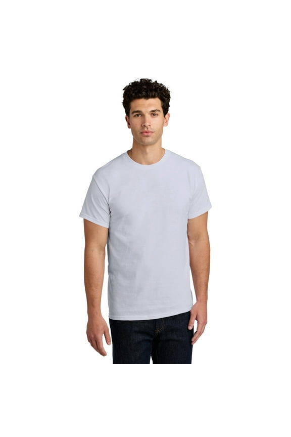 Mens Short Sleeve, Heavy Cotton T-Shirt, 100% Cotton, Crew Neck Tee for Men, Arts And Craft, Ash, 4XL