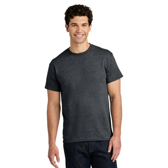 Gildan Mens Short Sleeve, Heavy Cotton T-Shirt, 100% Cotton, Crew Neck Tee for Men, Arts And Craft, Dark Heather, XL