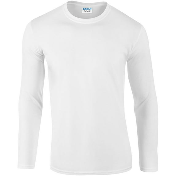Gildan Mens Soft Style Long Sleeve T-Shirt (Pack of 5)
