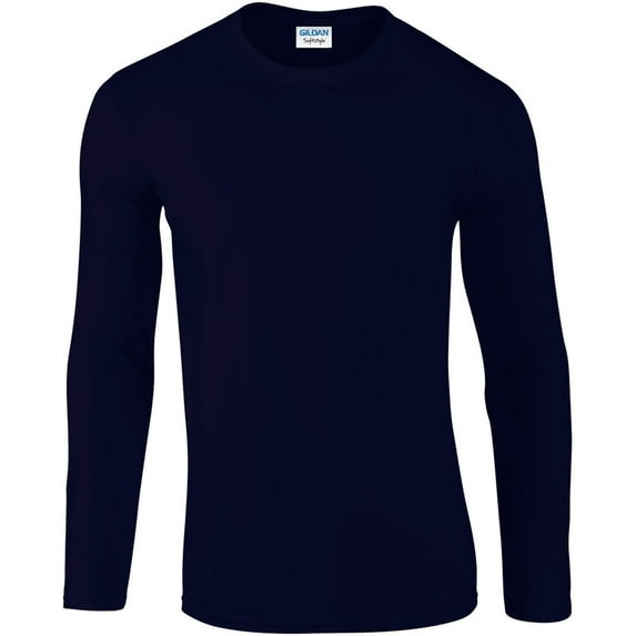 Gildan Mens Soft Style Long Sleeve T-Shirt (Pack of 5)