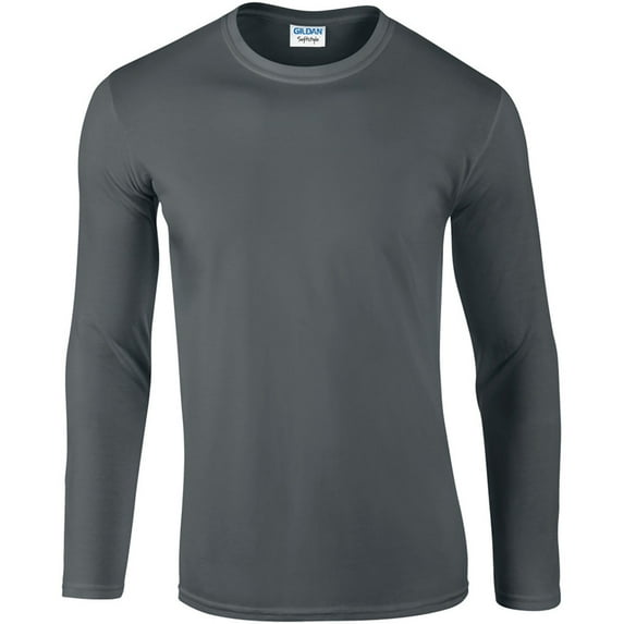 Gildan Mens Soft Style Long Sleeve T-Shirt (Pack of 5)