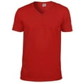 thumbnail image 1 of Gildan Mens Soft Style V-Neck Short Sleeve T-Shirt, 1 of 5