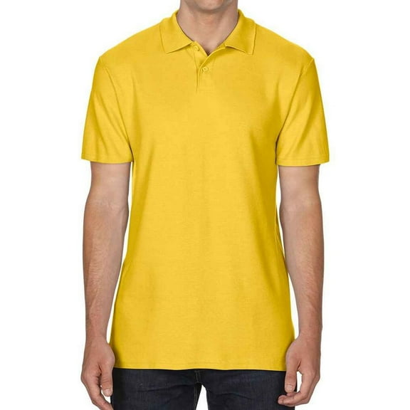 Gildan Mens SoftStyle Double Pique Polo Shirt