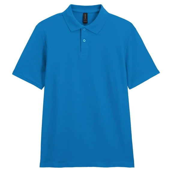 Gildan Mens SoftStyle Double Pique Polo Shirt