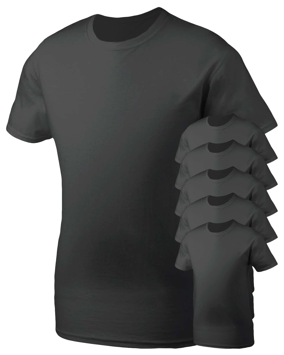 Gildan Men's SoftStyle V-Neck T-Shirt 6-Pack - 100% Cotton Basic Tees