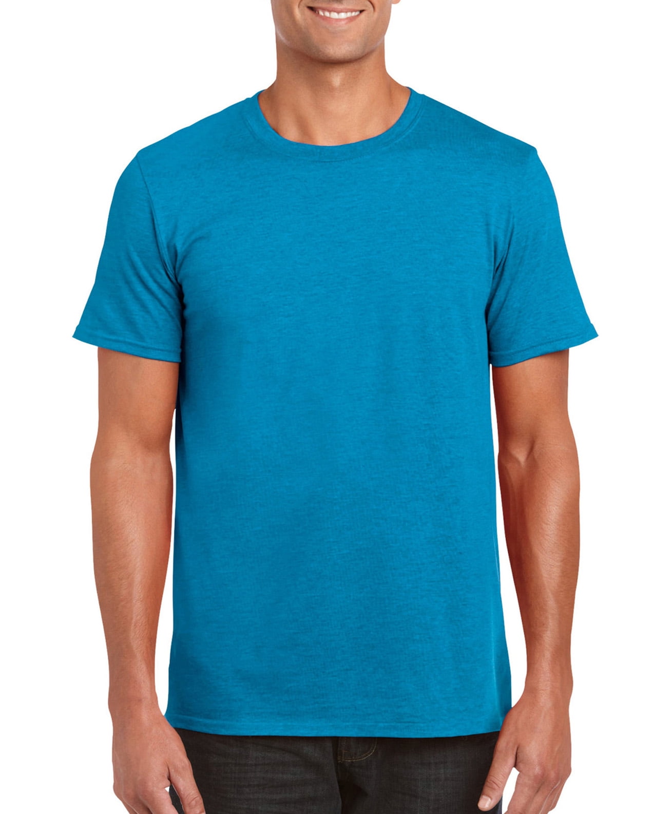 Gildan Mens Softstyle T-Shirt, 2XL, Antique Sapphire - Walmart.com
