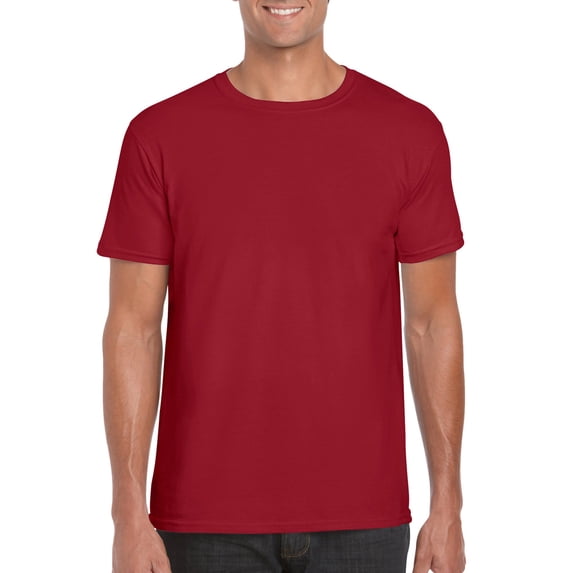Gildan Mens Softstyle T-Shirt, 2XL, Cardinal Red