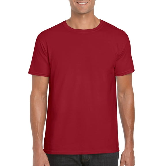 Gildan Mens Softstyle T-Shirt, 2XL, Cardinal Red