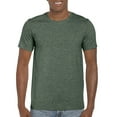 thumbnail image 1 of Gildan Mens Softstyle T-Shirt, 2XL, Heather Forest, 1 of 3