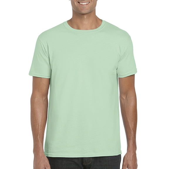 Gildan Mens Softstyle T-Shirt, 2XL, Mint Green