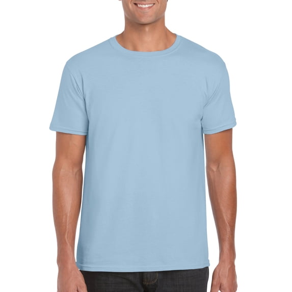 Gildan Mens Softstyle T-Shirt, 3XL, Light Blue