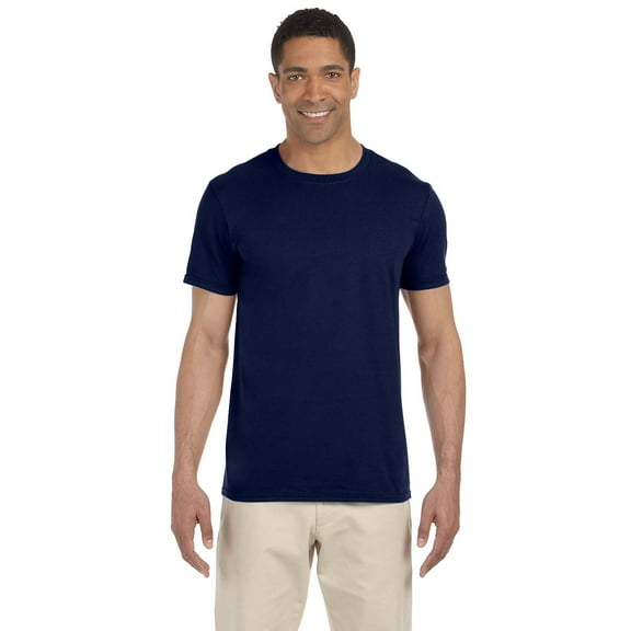 Gildan Mens Softstyle T-Shirt, 4XL, Navy