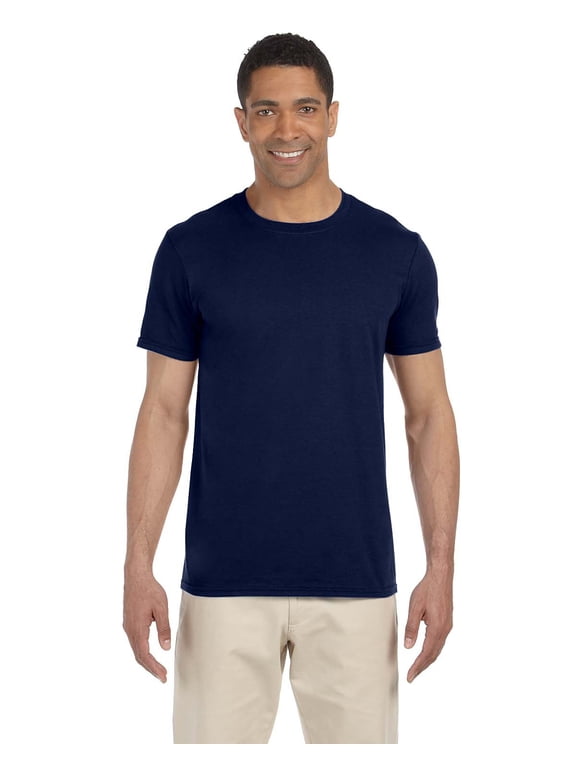Mens Softstyle T-Shirt, 4XL, Navy