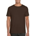 thumbnail image 1 of Gildan Mens Softstyle T-Shirt, L, Dark Chocolate, 1 of 3