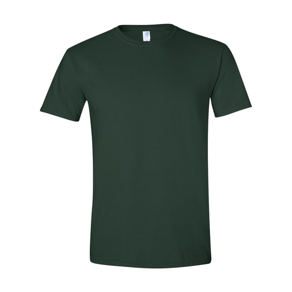 Gildan Mens Softstyle T-Shirt, L, Forest