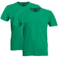 thumbnail image 1 of Gildan Mens Softstyle T-Shirt, L, Heather Irish Green (Pack of 2) 2 Heather Irish Green, 1 of 1