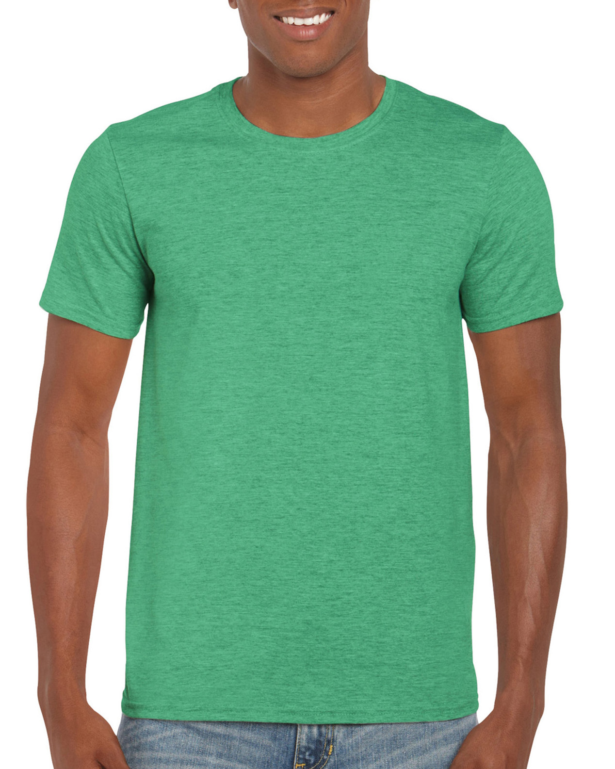 Gildan Classic Uomo - T-Shirt 100% Cotone 150g - Colore Reale/Grafite, Taglia L - Traspirante E Comoda