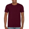 thumbnail image 1 of Gildan Mens Softstyle T-Shirt, L, Heather Maroon, 1 of 3