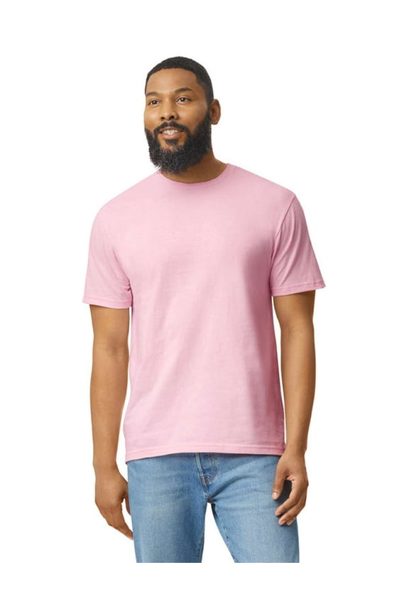 Mens Softstyle T-Shirt, L, Light_Pink