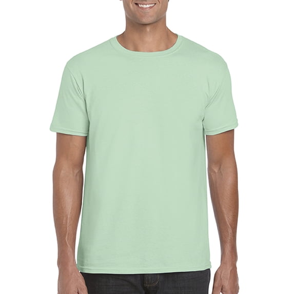 Gildan Mens Softstyle T-Shirt, L, Mint Green