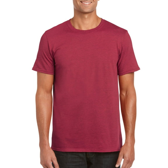 Gildan Mens Softstyle T-Shirt, M, Antique Cherry Red