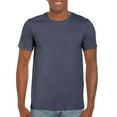 thumbnail image 1 of Gildan Mens Softstyle T-Shirt, M, Heather Navy, 1 of 3