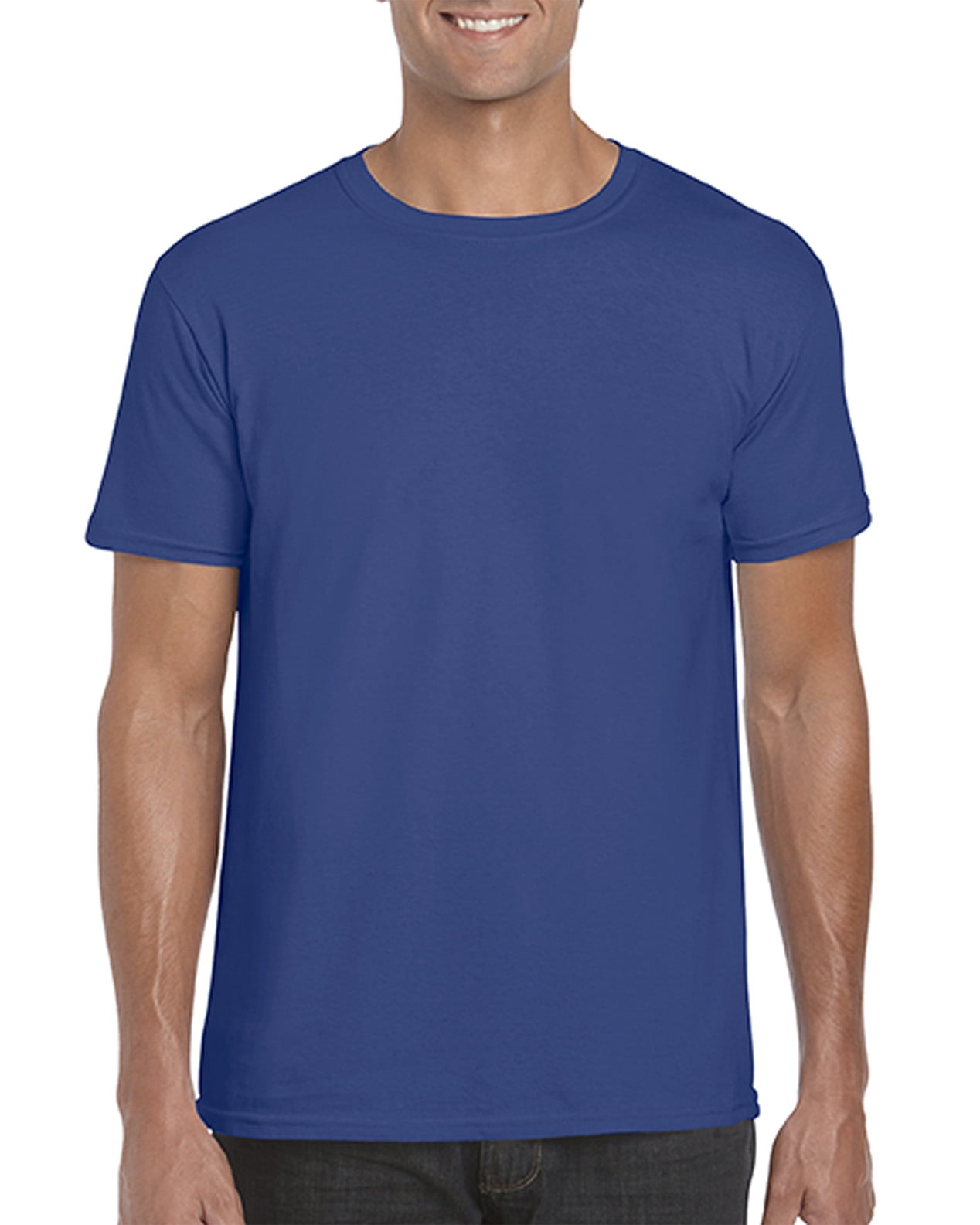 Gildan Mens Softstyle T-Shirt, M, Metro Blue - Walmart.com