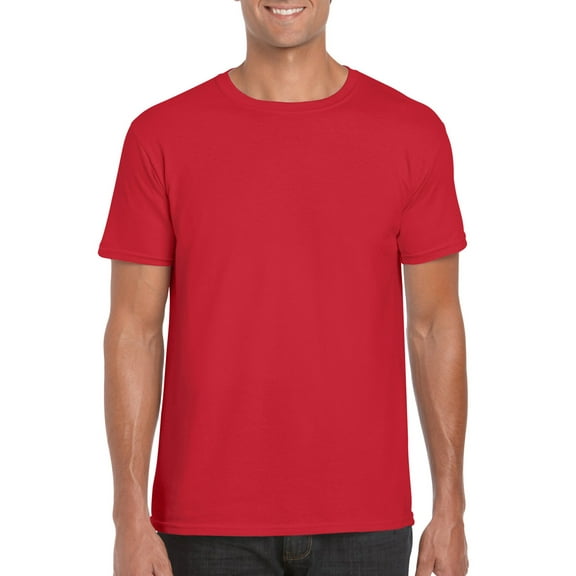 Gildan Mens Softstyle T-Shirt, M, Red