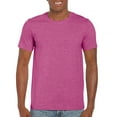 thumbnail image 1 of Gildan Mens Softstyle T-Shirt, S, Heather Berry, 1 of 3