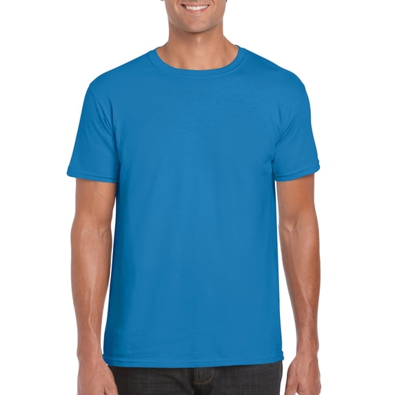 Gildan Mens Softstyle T-Shirt, S, Sapphire