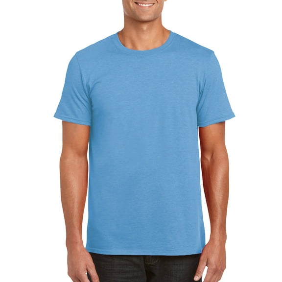 Gildan Mens Softstyle T-Shirt, XL, Carolina Blue