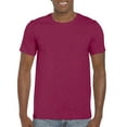 thumbnail image 1 of Gildan Mens Softstyle T-Shirt, XL, Heather Cardinal Red, 1 of 3