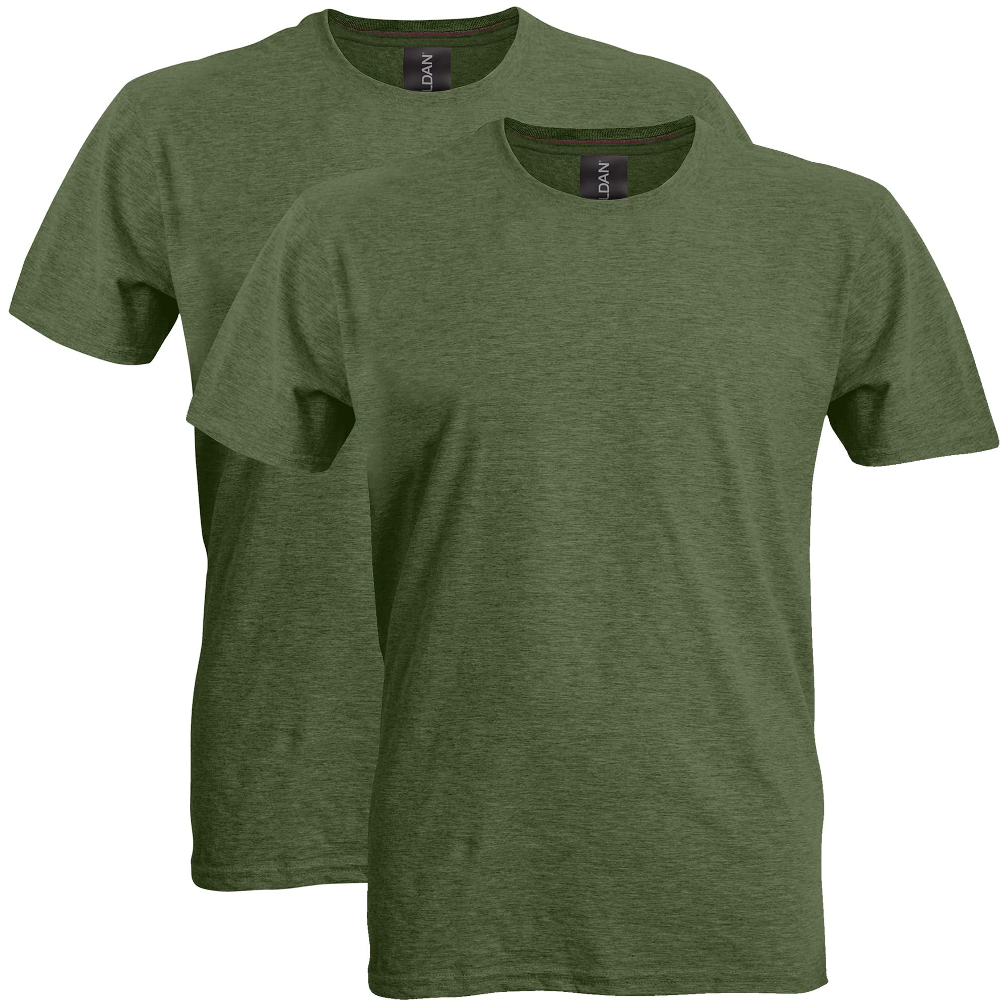 Gildan Heather Military Green Gildan Softstyle Heather Green Color