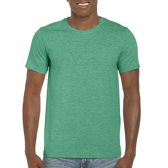 Gildan Mens Softstyle T-Shirt, XL, Heather Seafoam