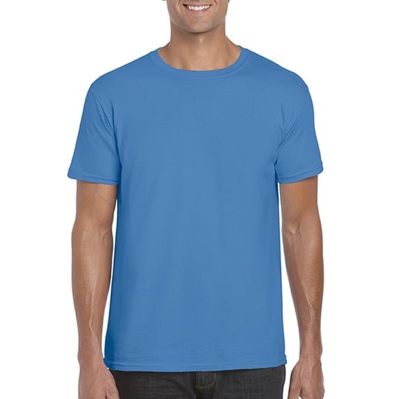 Gildan Mens Softstyle T-Shirt, XL, Iris