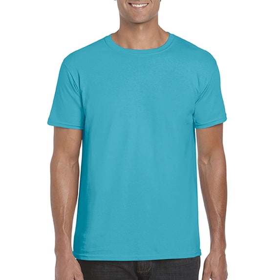 Gildan Mens Softstyle T-Shirt, XL, Tropical Blue
