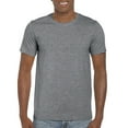 thumbnail image 1 of Gildan Mens Softstyle T-Shirt, XS, Graphite Heather, 1 of 3