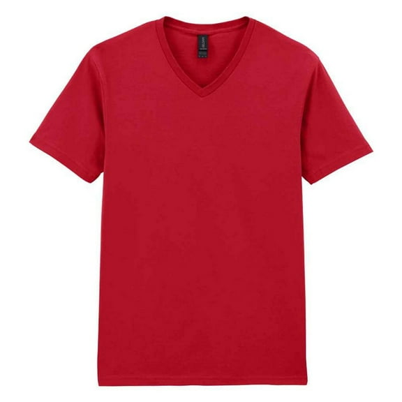 Gildan Mens Softstyle V Neck T-Shirt