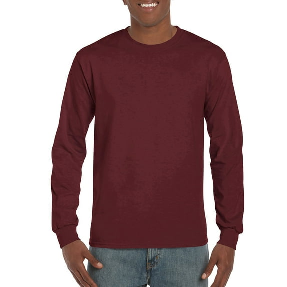 Gildan Mens Ultra Cotton Classic Long Sleeve T-Shirt