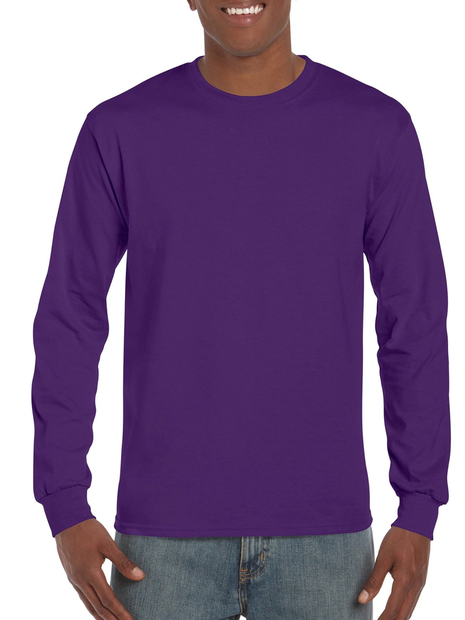 Gildan Mens Ultra Cotton Classic Long Sleeve T-Shirt - Walmart.com